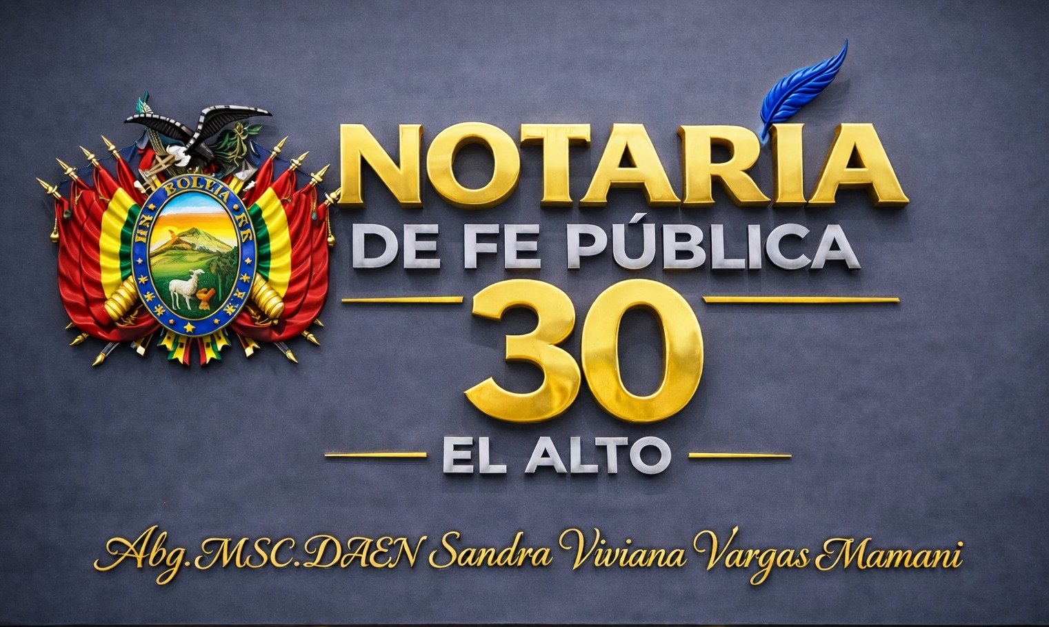 Notaría de Fe Pública N° 30 El Alto